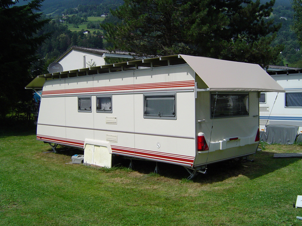 Wohnwagenschutzdach - Schutzdach Camping Zillertal